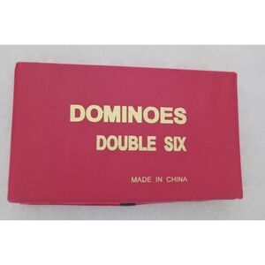 Dominoes Double Six Includes instruction sheet and case - Dominoes sealed